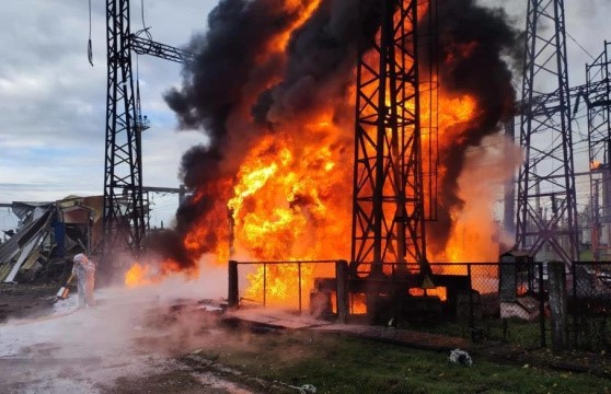 Ruské delostrelectvo poškodilo tepelnú elektráreň v Doneckej oblasti, jedna obec zostala bez elektriny