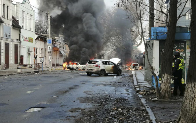 Cherson je opäť pod terčom ruských útokov, zranilo sa päť civilistov