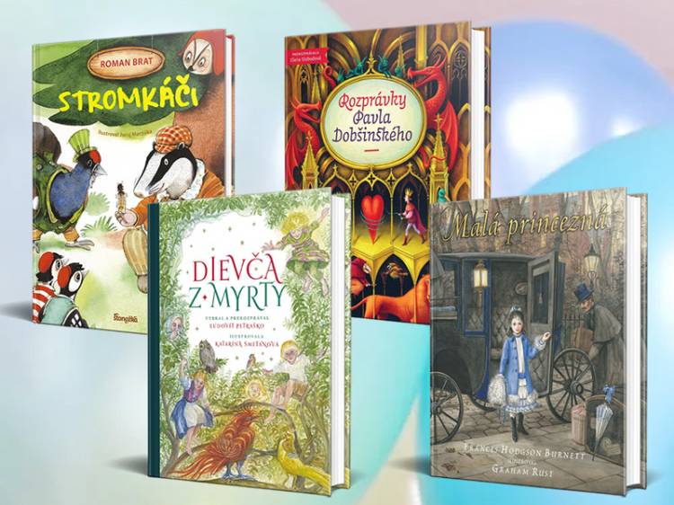4 detské knihy plné rozprávok, dobrodružstva a čarovnej atmosféry