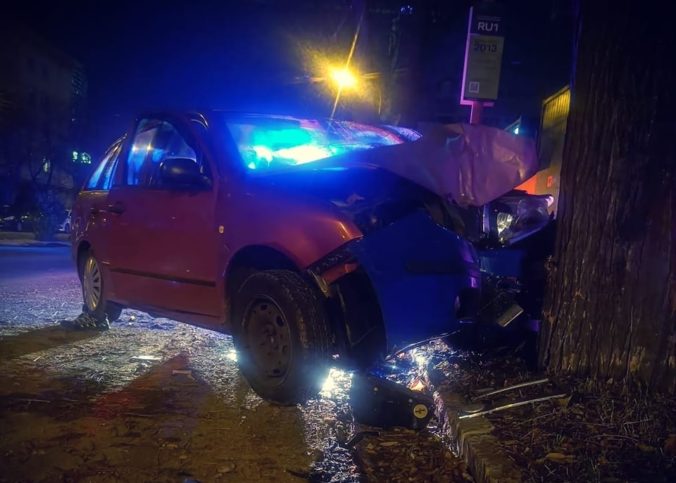 Vodič prišiel o život po náraze do stromu vedľa vozovky, nehoda sa stala v bratislavskom Ružinove