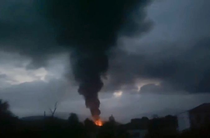 V Belgorode a na okupovanom Kryme hlásia výbuchy (video)