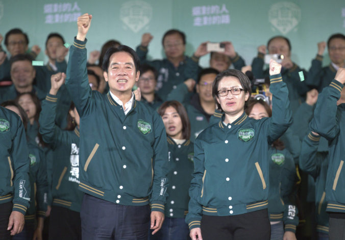 Voľby hlavy štátu na Taiwane vyhral kandidát vládnej Demokratickej pokrokovej strany