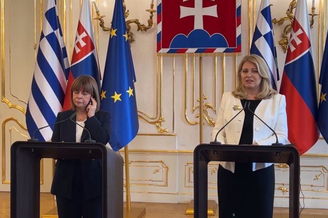 Čaputová sa prvýkrát stretla s gréckou prezidentkou, hovorili o klimatických zmenách i pomoci pri požiaroch (video)