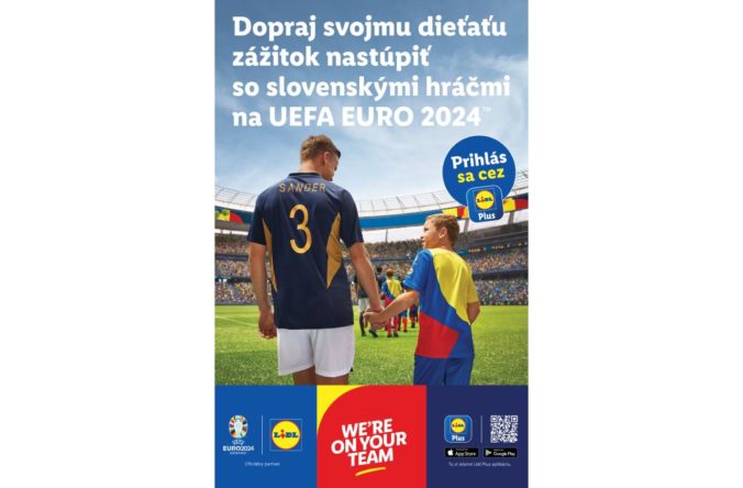 Lidl spúšťa projekt UEFA EURO 2024™: Lidl Kids Team