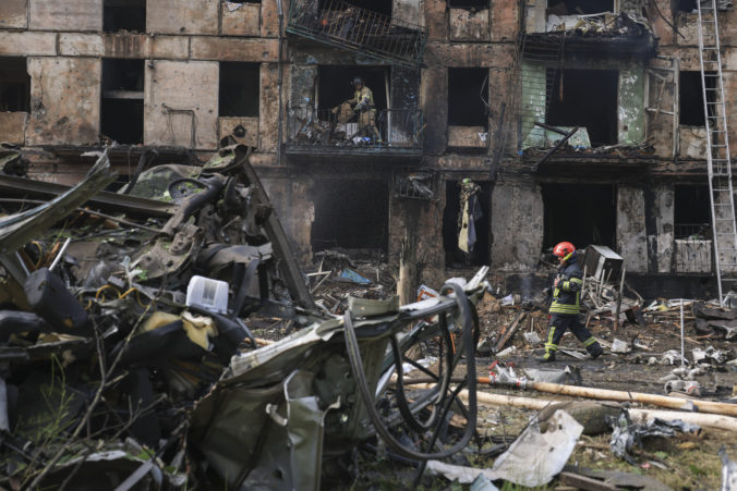 Ruský útok na Vinnyckú oblasť zasiahol obytné budovy, traja civilisti utrpeli zranenia