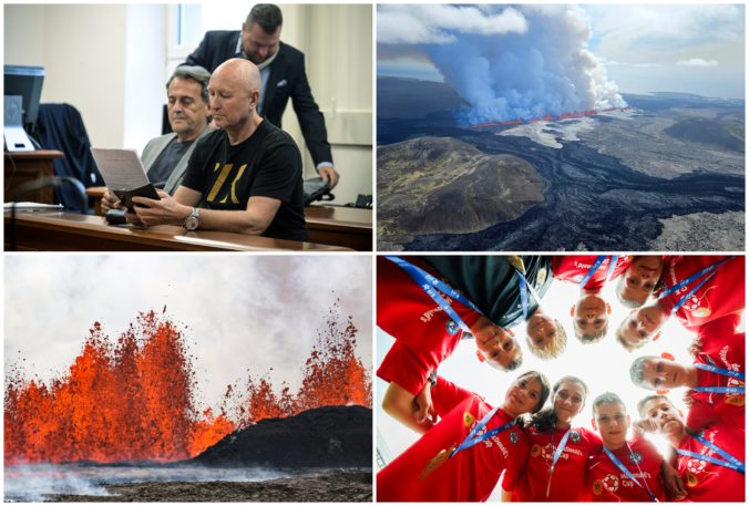Top foto dňa (29. máj 2024): Pojednávanie so Zoroslavom Kollárom, sopečná erupcia na Islande aj finále McDonald´s Cup v Trnave