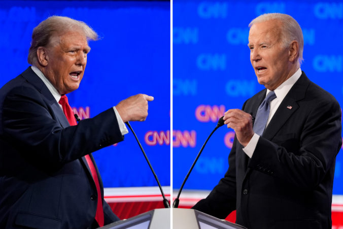 Biden a Trump sa stretli v prvej debate pred voľbami, bývalý prezident v nej šíril lži o ekonomike či nelegálnej migrácii (foto)