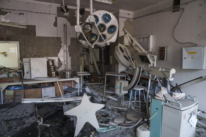 Niektoré budovy kyjevskej detskej nemocnice nie je možné obnoviť, nové vybavenie bude stáť milióny dolárov