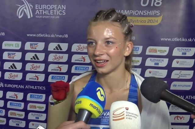 Slovenské atlétky excelovali na ME do 18 rokov. Frličková získala zlato, Kusá bronz (video)