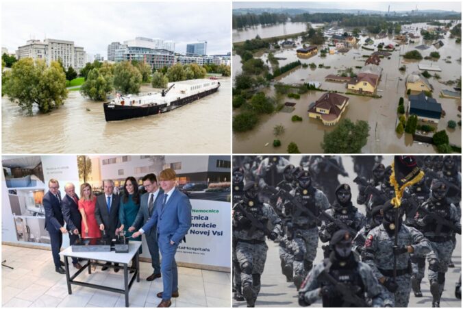 Top foto dňa (16. september 2025): Povodne na Slovensku, v Poľsku a v Česku, Výstavba pavilónu v Spišskej Starej Vsi či Oslavy nezávislosti Mexika