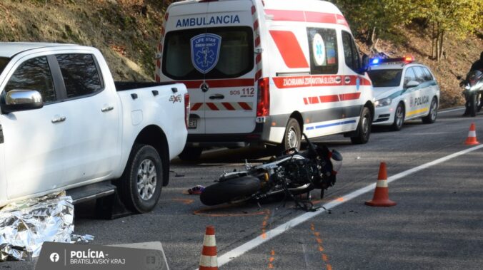 Tragická nedeľa v Bratislavskom kraji. V priebehu niekoľkých hodín vyhasol život dvoch motorkárov