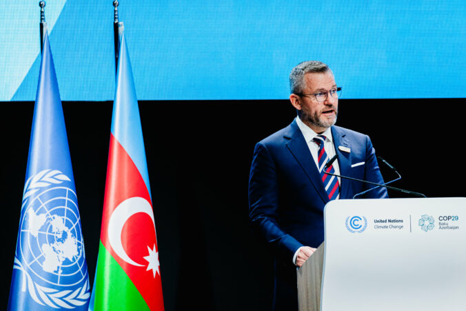 Pellegrini na klimatickej konferencii COP29 oznámil plány na zníženie emisií, vyjadril sa aj ku kritike voči Azerbajdžanu (video+foto)