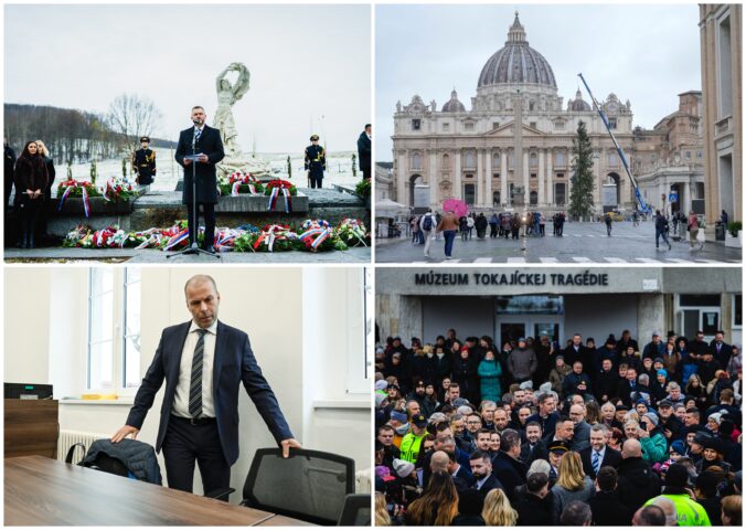 Top foto dňa (22. november 2024): Pellegrini v Prešove, pojednávanie s bývalým policajným prezidentom aj vianočný stromček vo Vatikáne