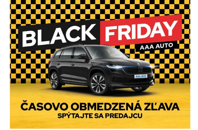 Black Friday: AAA AUTO má zľavy na skoro 1 200 áut, zákazníci ušetria 900-tisíc eur