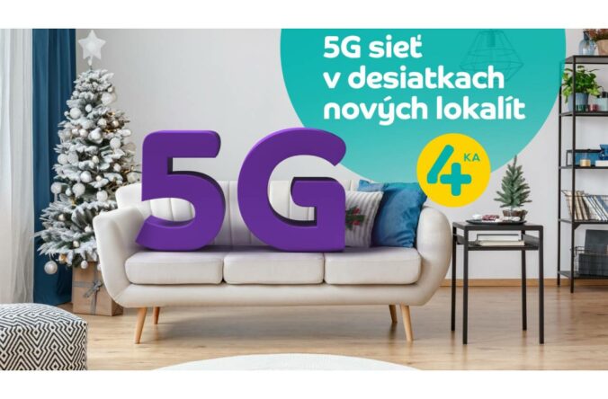 4ka pokryla rýchlou 5G sieťou desiatky nových miest a obcí