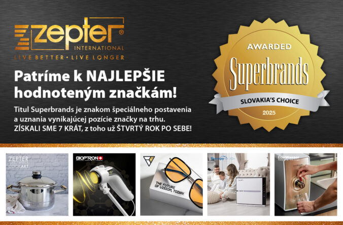 Najlepšie firmy na Slovensku: Zepter získal ocenenie Superbrands Slovakia už po siedmykrát Najlepšie firmy na Slovensku: Zepter získal ocenenie Superbrands Slovakia už po siedmykrát