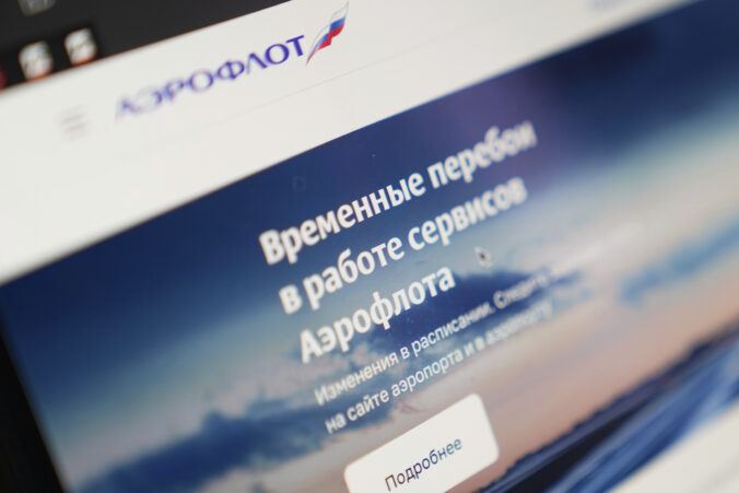 Aeroflot v Moskve zrušil takmer 50 letov pre kybernetický útok