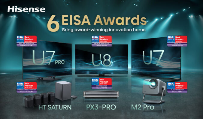 Medzinárodné ocenenia EISA Awards 2025 oceňujú úspechy spoločnosti Hisense v oblasti obrazu a zvuku