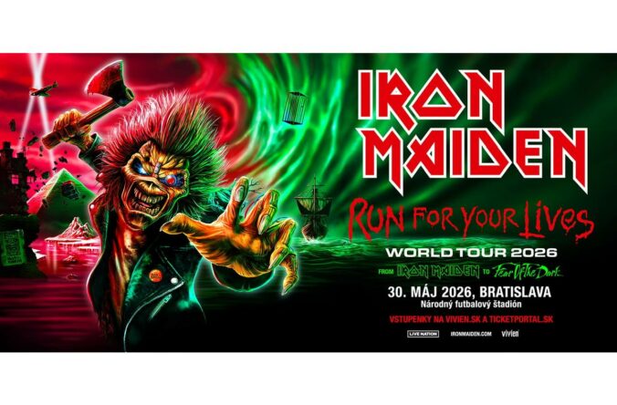 Návrat do Európy aj v roku 2026 – Iron Maiden pokračujú v dvojročnom turné „Run For Your Lives“