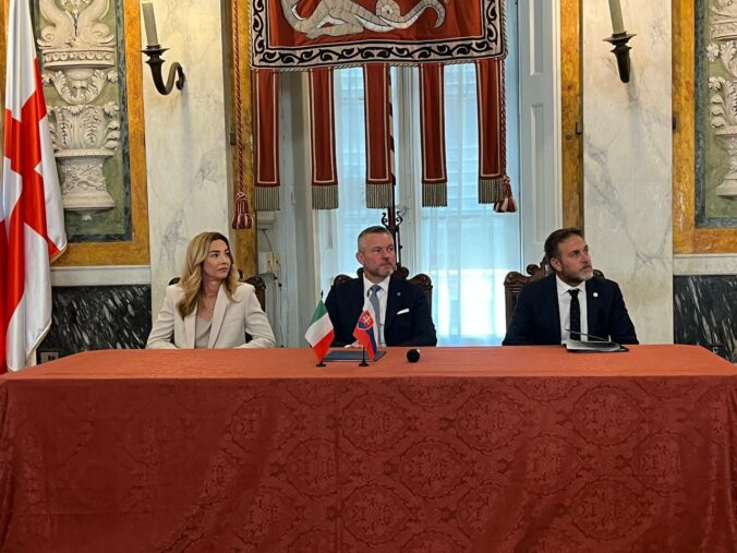 Pellegrini sa v Taliansku zúčastnil na konferencii Ligúria – Slovensko, vytvára príležitosti pre podnikateľov či univerzity – FOTO