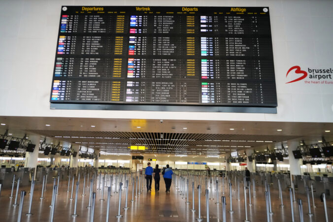 Bruselské letisko pre celoštátny štrajk zrušilo všetky odlety