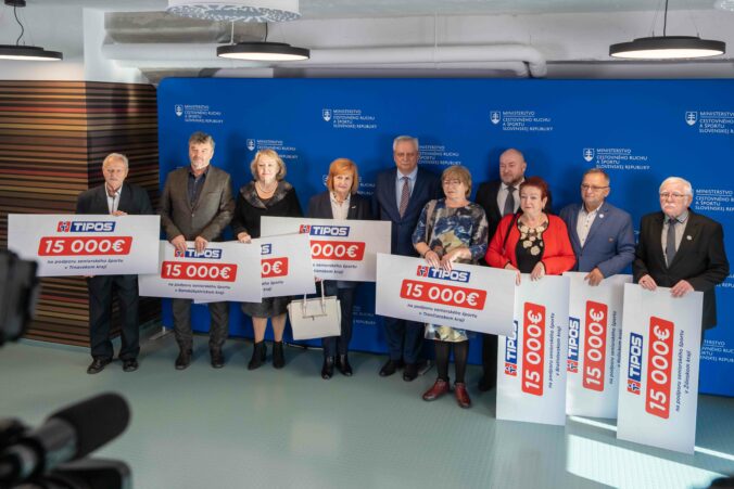 Ministerstvo cestovného ruchu a športu a TIPOS podporia športové aktivity seniorov vo všetkých krajoch Slovenska