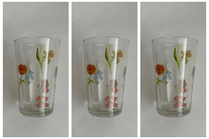 Sklenený pohár s kvetinovým vzorom obsahuje priveľa kadmia a olova, varujú hygienici