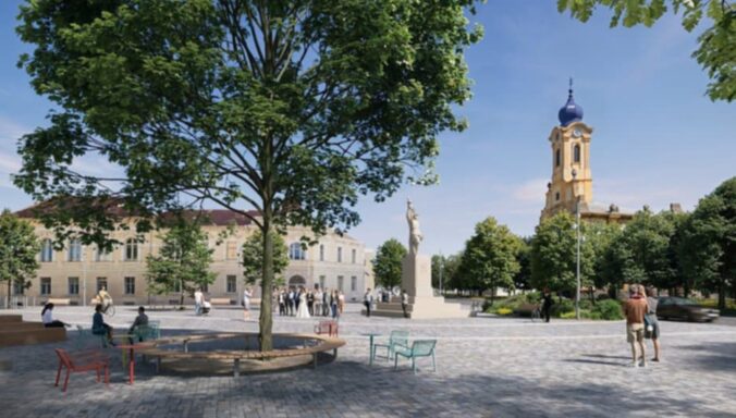 Mesto Sereď vybralo najlepšie riešenie na revitalizáciu Námestia republiky, navrhol ho architektonický ateliér z Bratislavy – FOTO