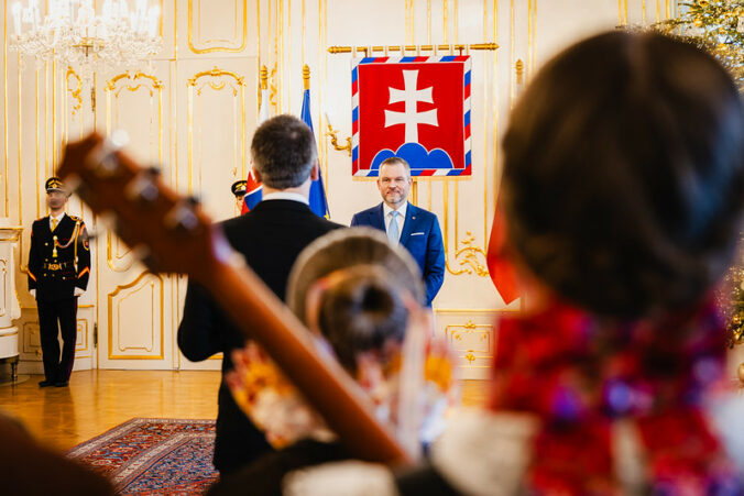 Pellegrini prijal koledníkov Dobrej noviny, vyzdvihol vyzbieranie najrekordnejšej sumy v histórii – VIDEO, FOTO