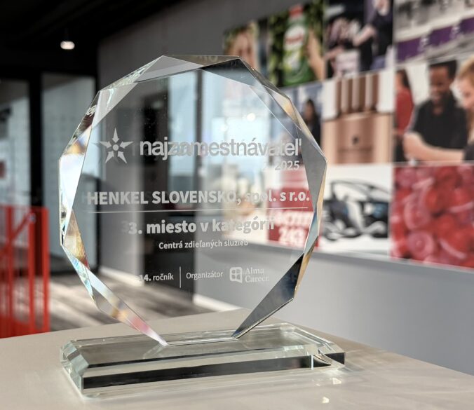 Henkel Slovensko patrí medzi top zamestnávateľov na Slovensku už deviaty rok po sebe