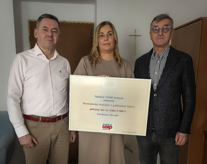 Nadácia COOP Jednota podporuje regióny naprieč Slovenskom. Pomoc smeruje aj na Oravu