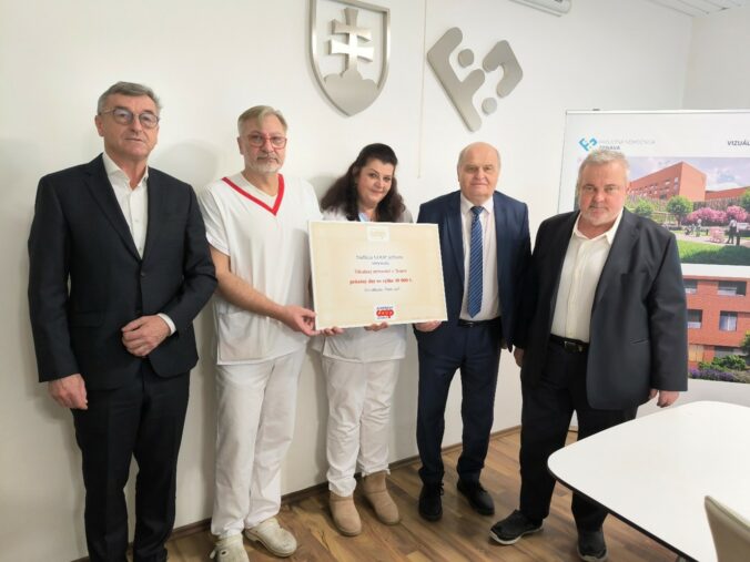 Nadácia COOP Jednota pomohla Fakultnej nemocnici v Trnave