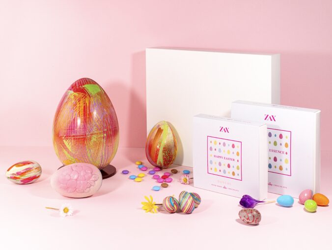 EASTER COLORS 2026 unikátna, pestrofarebná Veľkonočná kolekcia čokolád z manufaktúry ZAX