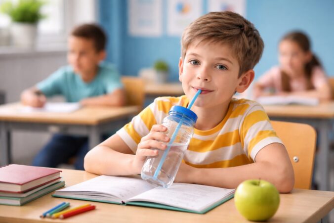 Pije váš školák dosť tekutín? Je to dôležitejšie, než si myslíte