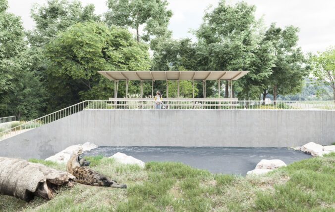 Bratislavská ZOO pripravuje nový výber pre hyeny, zameraný bude na bezpečie zvierat aj autentický zážitok- FOTO