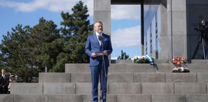 Pellegrini na Slavíne varoval pred nenávisťou, pripomenul cenu víťazstva nad fašizmom – VIDEO
