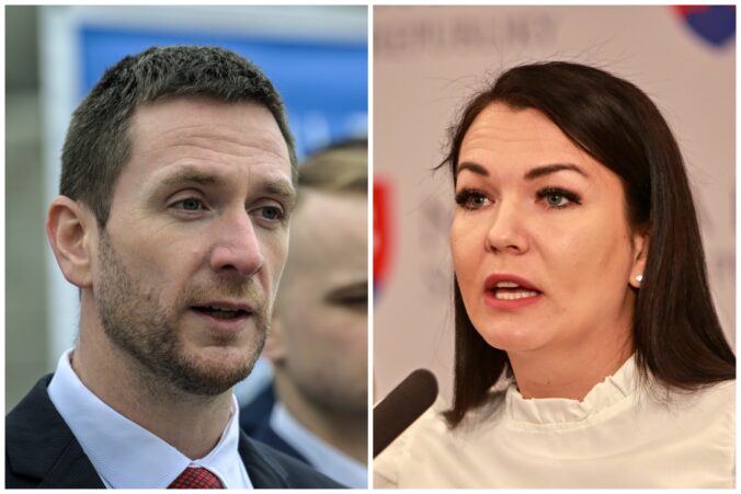 Jurík označila Uhríka za „predsedu fašistickej strany“, ako dôkaz vytiahla viacero fotografií