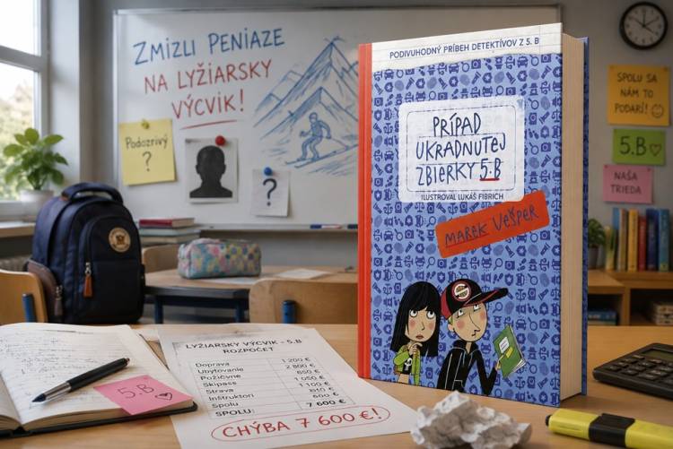 Kto ukradol peniaze z triednej zbierky? Je tu detská slovenská detektívka 